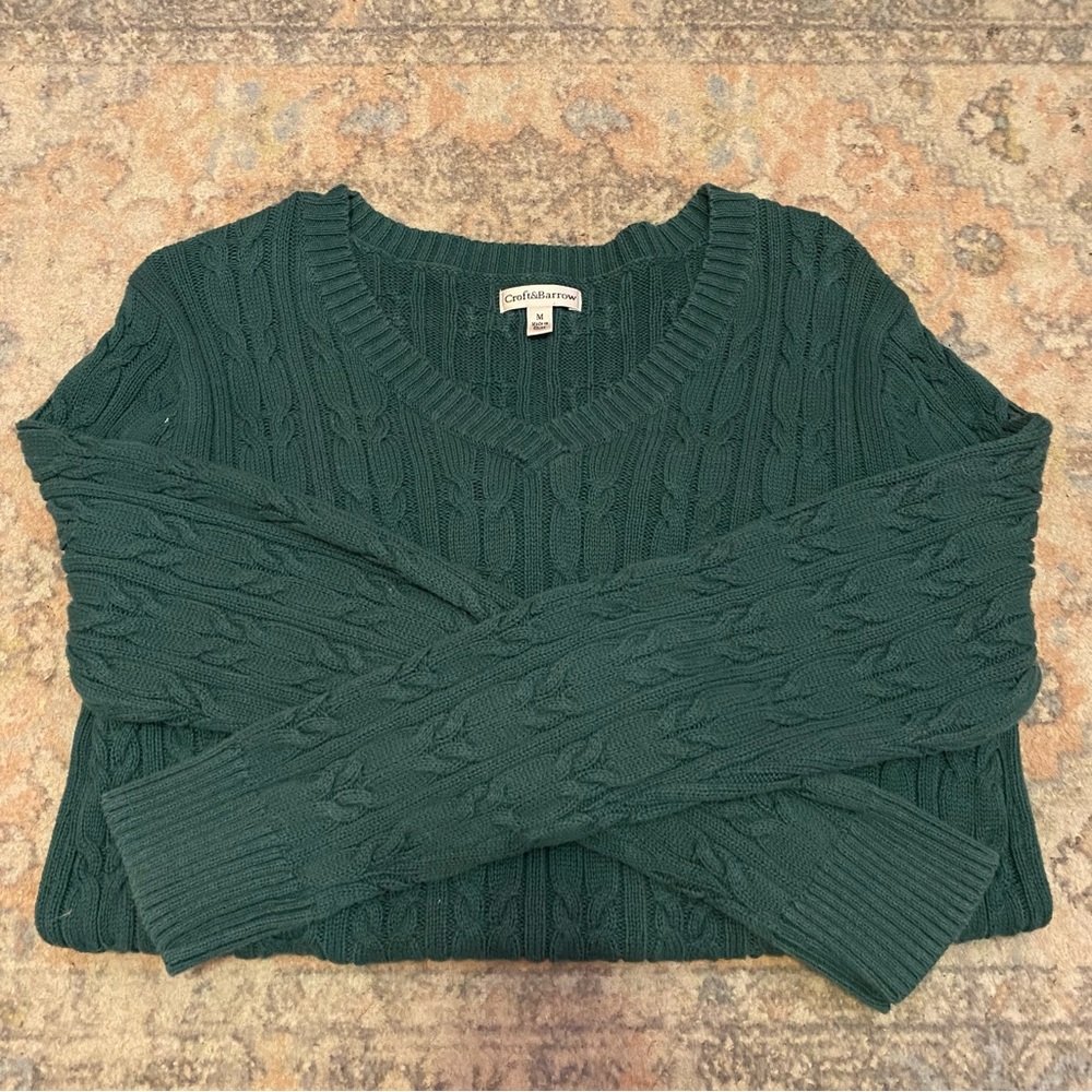 Croft & Barrow Cable-knit Sweater